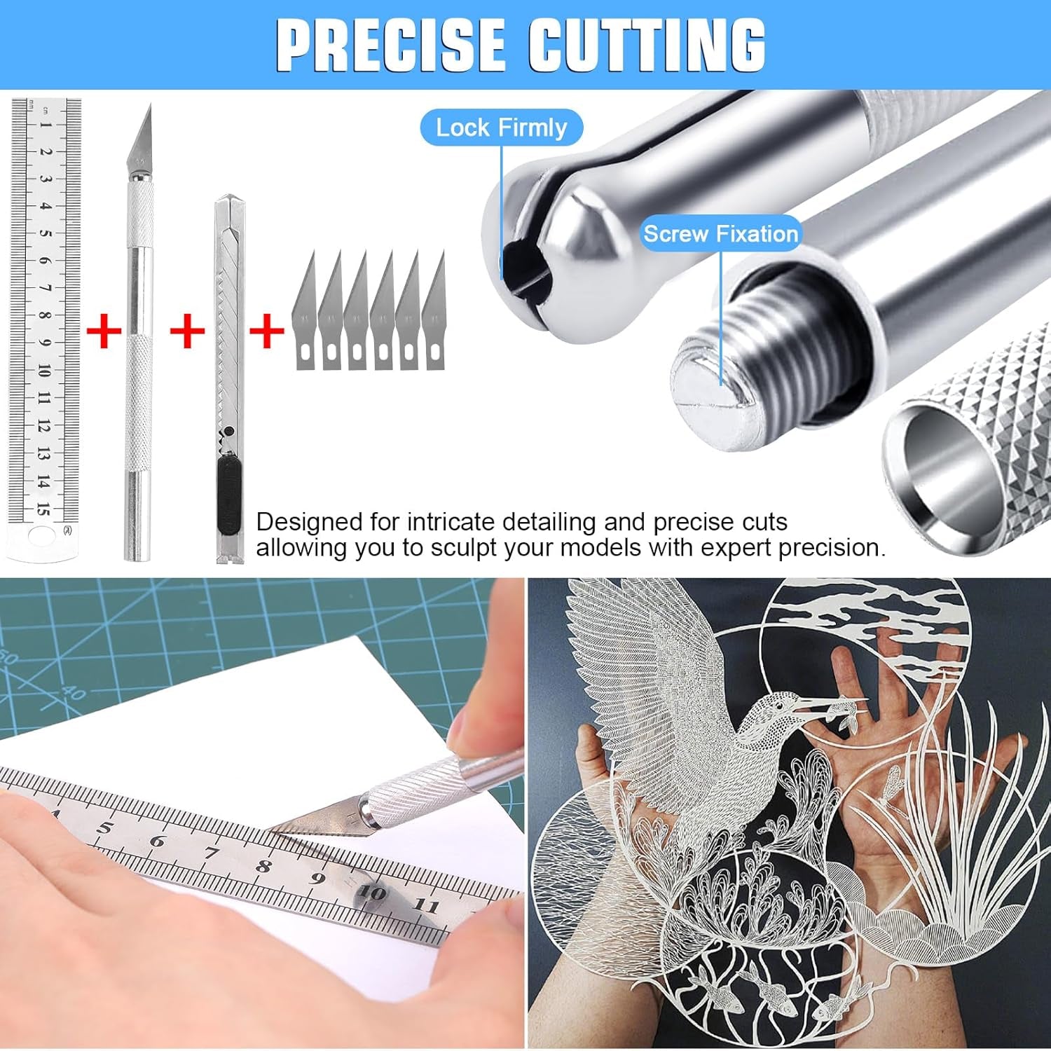 Professional 25PCS Gundam Model Tools Kit Hobby Building Tools Craft Set Gundam Modeler Basic Tools for Basic Model Building, Repairing and Fixing