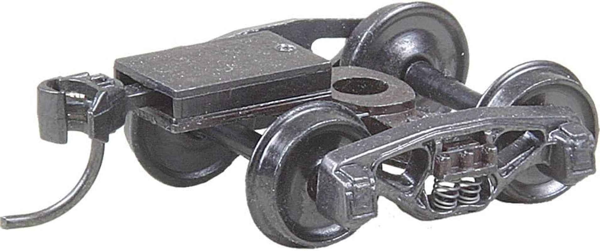 Kadee HO Scale Bettendorf 50-Ton Trucks with Springs and Couplers - 33" Wheels (1 Pair)