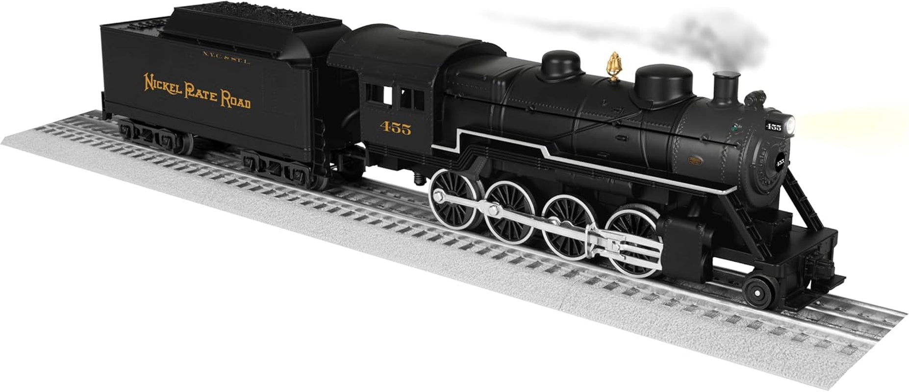 Lionel Nickel Plate Road 2-8-0 LionChief Bluetooth O Gauge Steam Locomotive with Tender #455