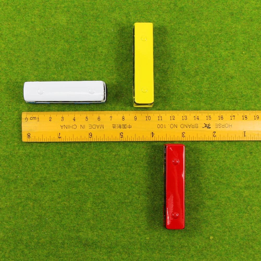 BS150 6-Piece Diecast Model Bus Set, 1:160 N Scale for Streetscape and Railway Scenery Layouts