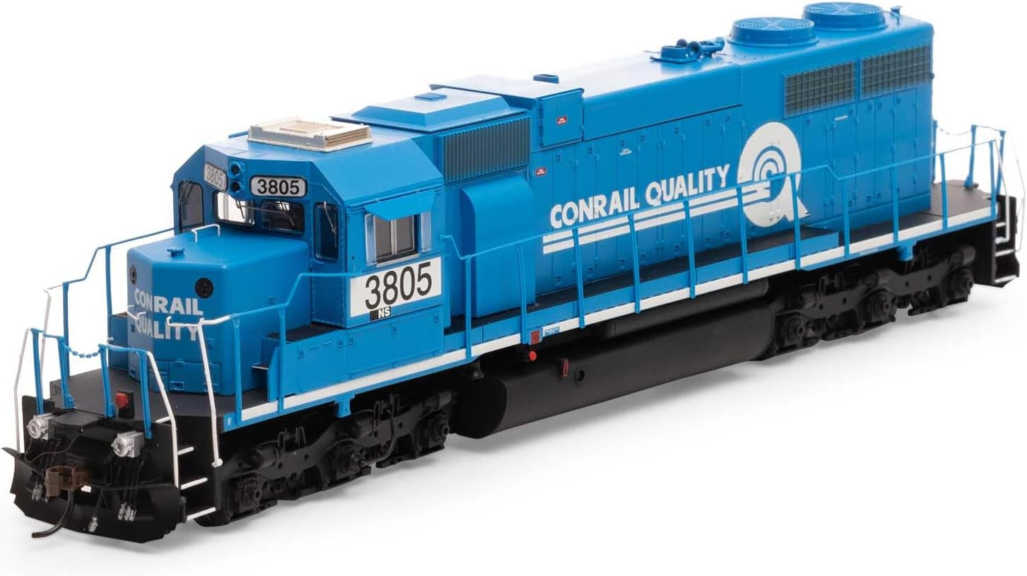 Athearn HO Scale Ready-to-Run SD38 Locomotive with DCC and Sound, Norfolk Southern #3805, Model ATH88945