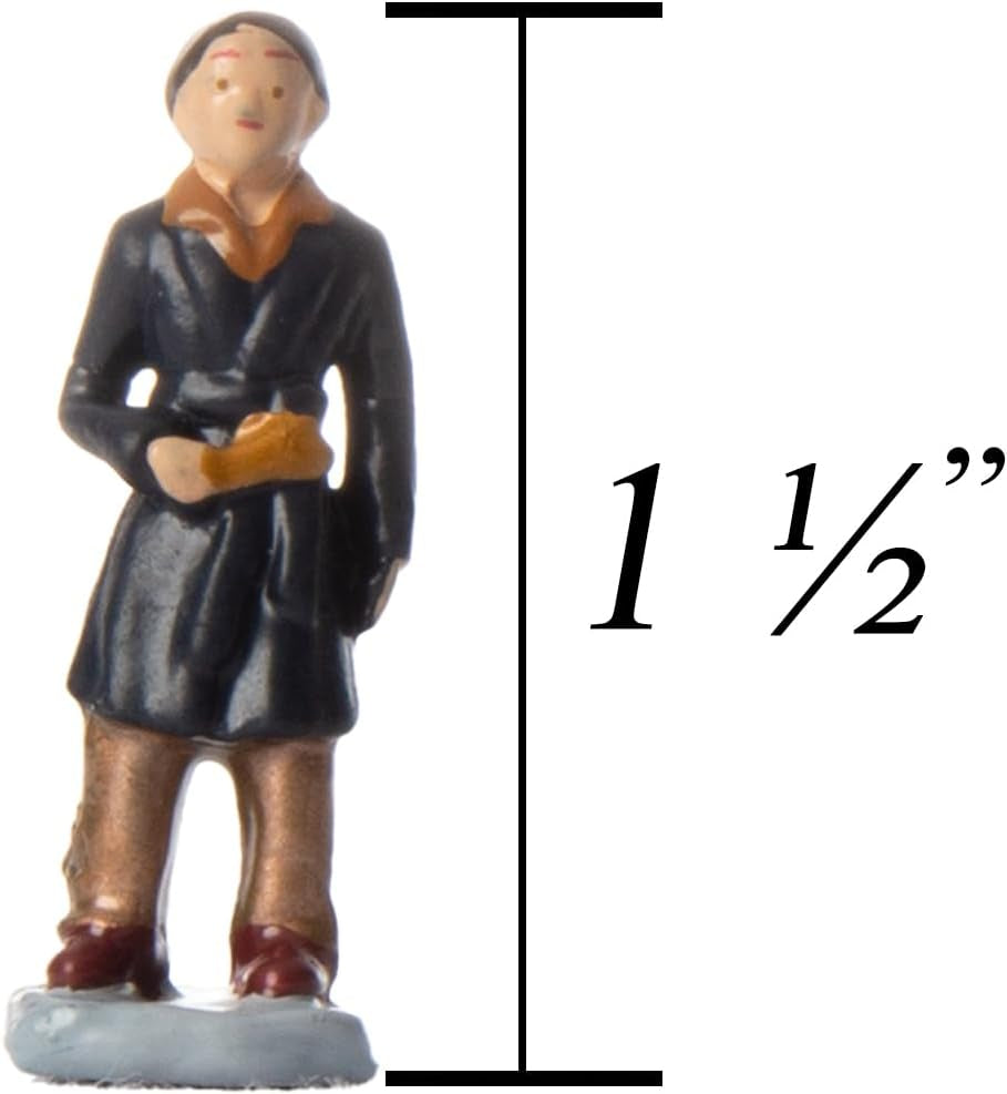 Lionel Warner Brothers The Polar Express Five-Piece Miniature Snowman and Children Figurine Set Model Train Accessory (1830010)