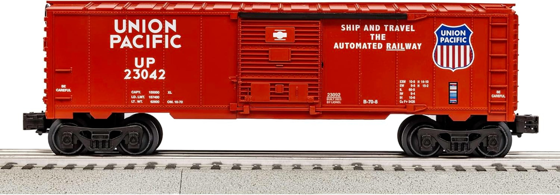 Lionel Union Pacific Flyer LionChief 5.0 Electric O Gauge Train Set with Bluetooth and Remote Control