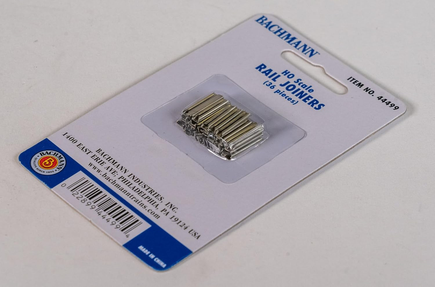 Bachmann Trains HO Scale Rail Joiners (36 per Card)