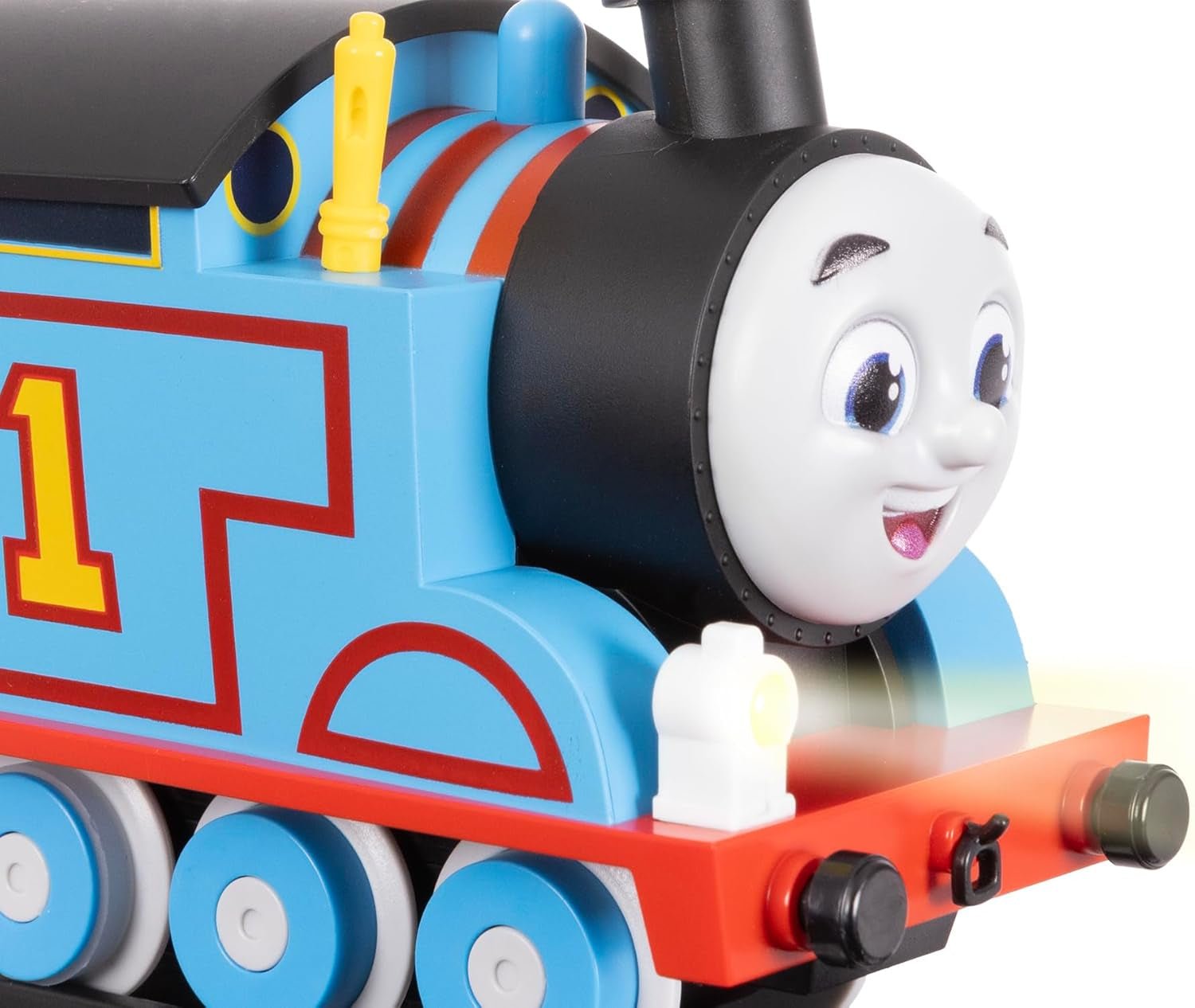 Mattel Thomas & Friends Battery O Gauge Toy Train Set with Remote, Locomotive, Train Cars, & Track with Authentic Train Sounds, Lights, & Water Vapor Smoke Effects for Kids 4+ - BYMRR Train Store