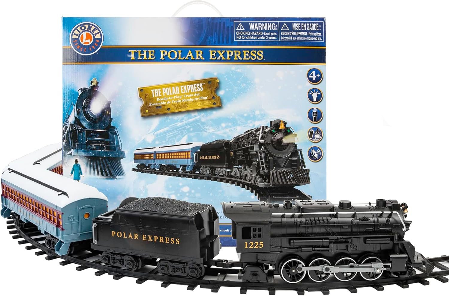 the Polar Express Ready - To - Play Set, Battery - Powered Berkshire - Style Model Train Set with Remote - BYMRR Train Store