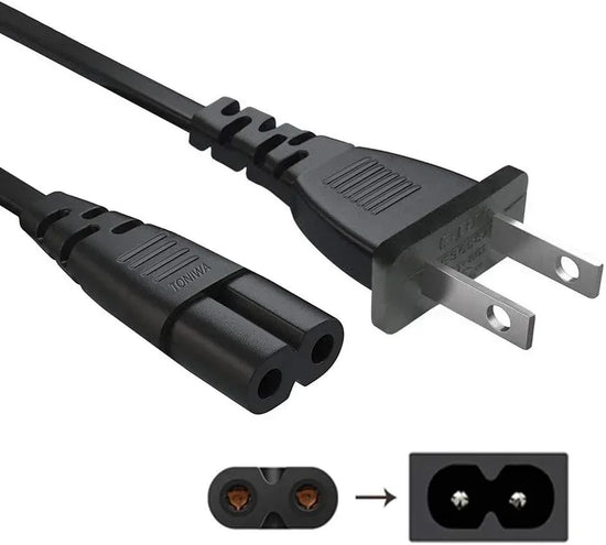 High-Quality UL Listed 6-Foot Power Cord for Canon PIXMA Printers - Ideal Replacement for MG, MP, MX, and iP Series - BYMRR Train Store