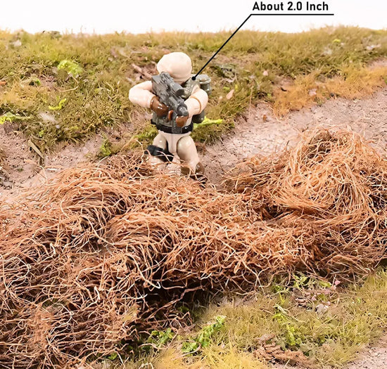 Warmtree Simulation Grass Miniature Static Grass Model Grass Diorama Supplies Artificial Grass for Diorama Materials Train Landscape Railroad Scenery Sand Military Layout Model - BYMRR Train Store