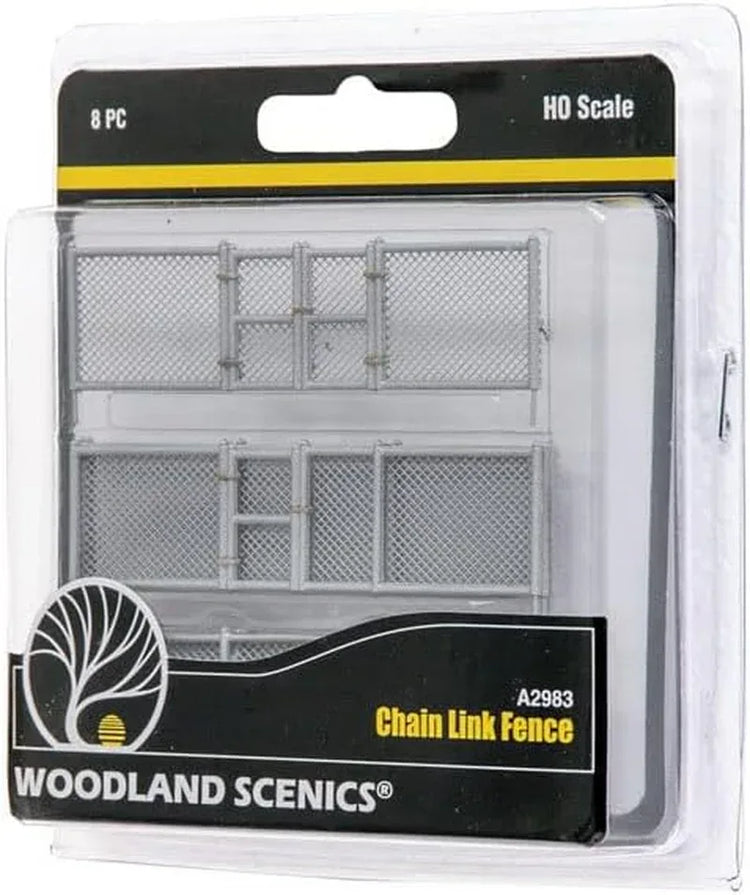 Woodland Scenics A2983 HO Scale Chain Link Fence - BYMRR Train Store