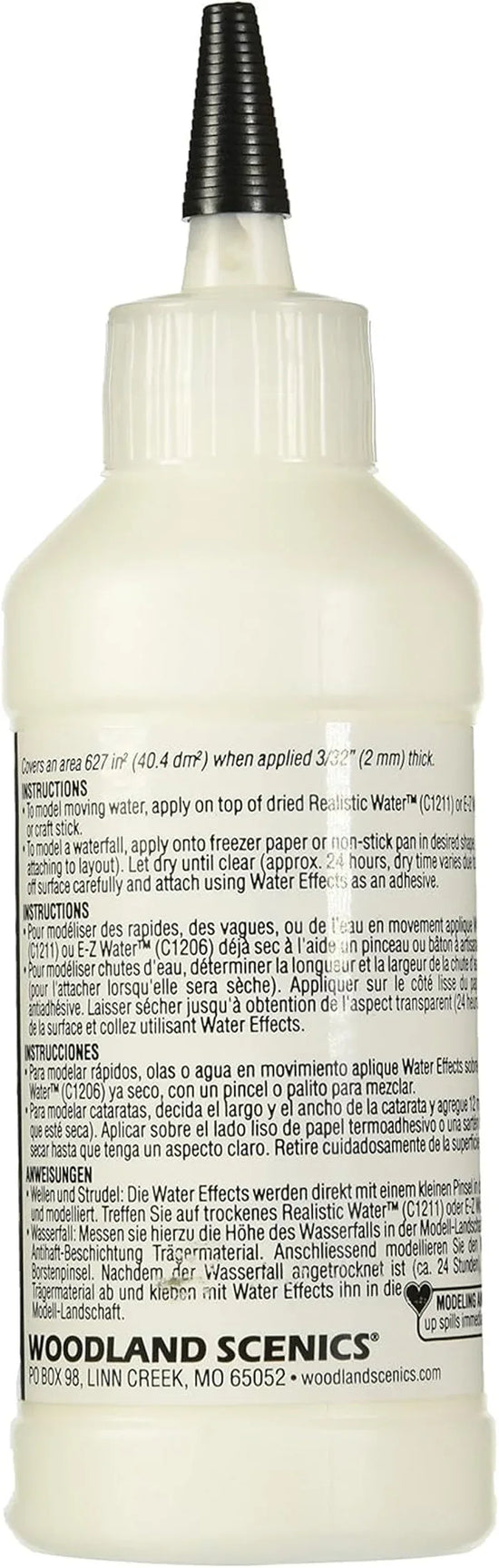 Woodland Scenics Water Effects - 8 Oz, Black - BYMRR Train Store