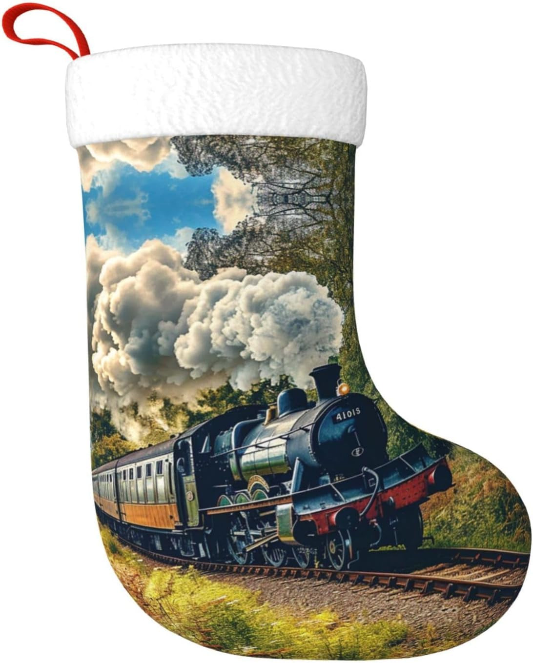 Christmas Stockings Fireplace Display for Family