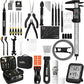 68-Piece 3D Printer Tool Kit with Storage Case - Comprehensive Accessories Including Deburring Tool, Scrapers, Metal Files, Brushes, Hand Drill, and Tweezers for Bambu Lab, Ender 3, Kobra, and More