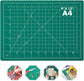 Anezus self-healing double-sided rotary cutting mat, 12 x 18 inches, with 5-ply craft board for sewing and scrapbooking projects.
