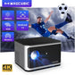 Android 11 4K Smart Projector with 580 ANSI Lumens, 1920x1080P Full HD, Wifi 6, Bluetooth 5.0, Allwinner H713, Voice Control for Home Cinema Theater - BYMRR Train Store