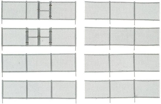 Woodland Scenics A2983 HO Scale Chain Link Fence - BYMRR Train Store