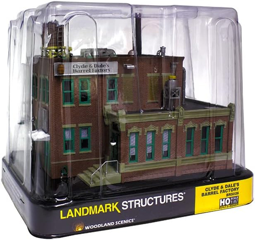 Woodland Scenics HO Scale Clyde & Dale's Barrel Factory Model
