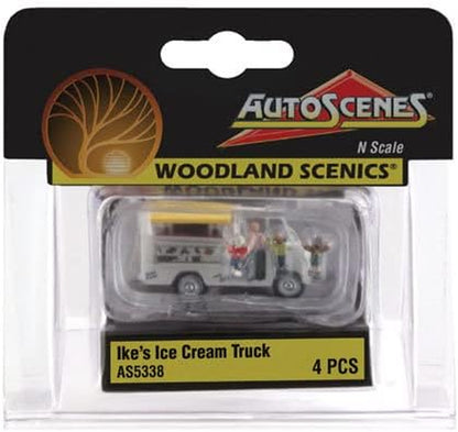 Woodland Scenics N Scale Ike's Ice Cream Truck Model WOOAS5338