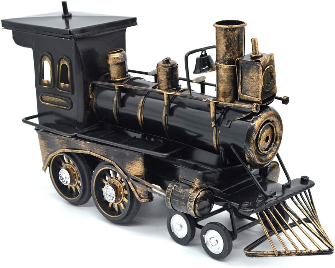 Sooye Classic Diecast Model Locomotive - Collectible Train for Elegant Home Decor