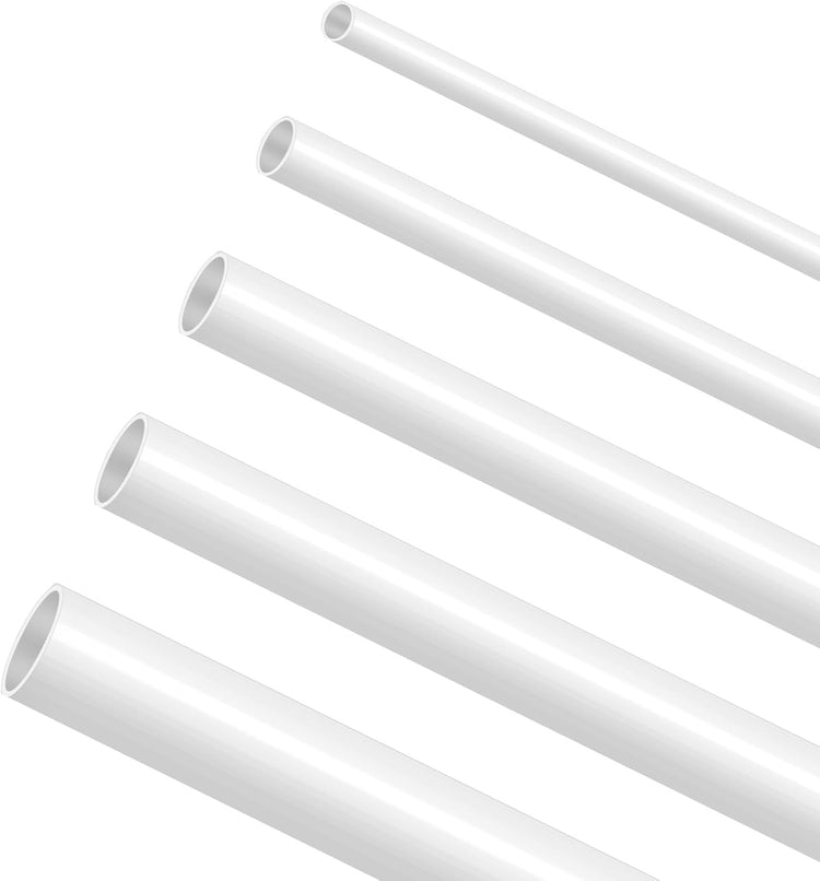 Get Creative with 25 Pcs of ABS Plastic Round Tubes in 5 Sizes for Your DIY and Craft Projects! Perfect for Architectural Models!