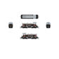 N scale EMD NW2 Burlington Billboard Locomotive CBQ 9412-B by BLI7487, detailed model with black and yellow paint.