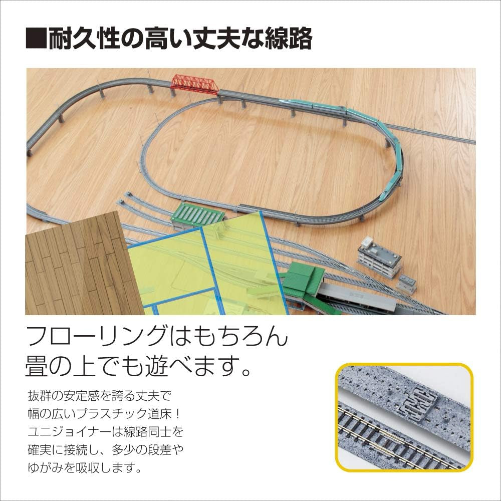KATO 20-852 N-Gauge Endless Railway Basic Set Master 1 Model Train Set, Black