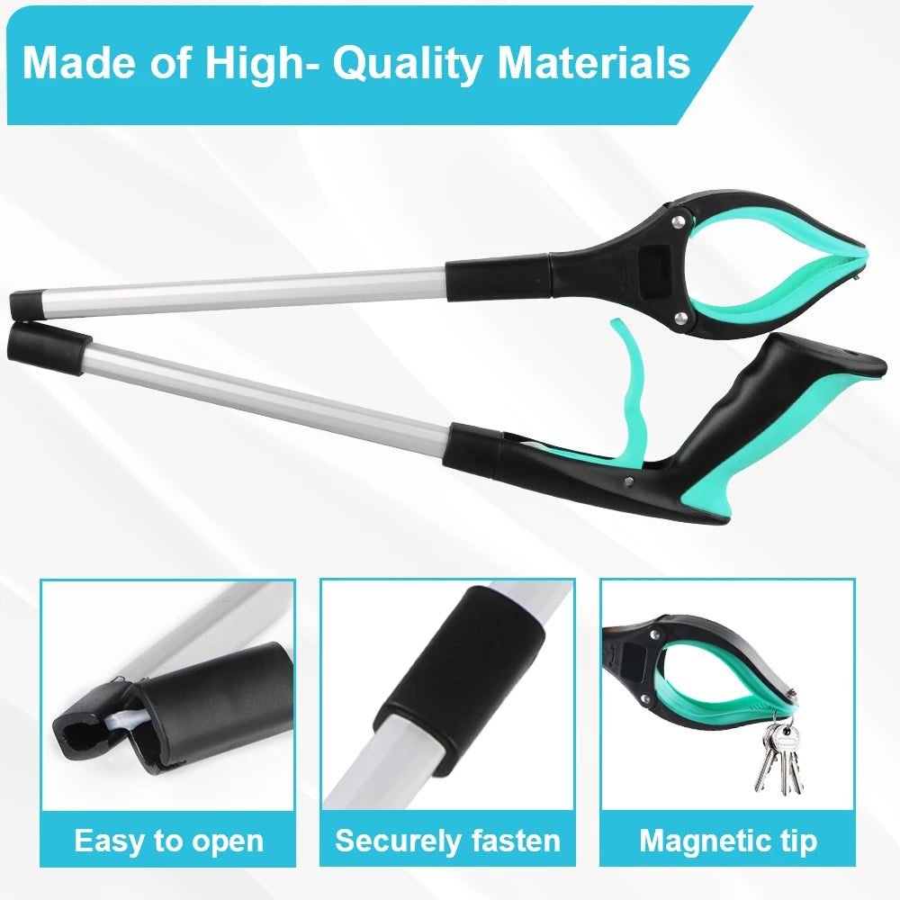 Multifunctional Foldable Collapsible Garbage Grabber Gripper Extender Litter Reachers Pickers Hand Tools Portable Pick up Tools