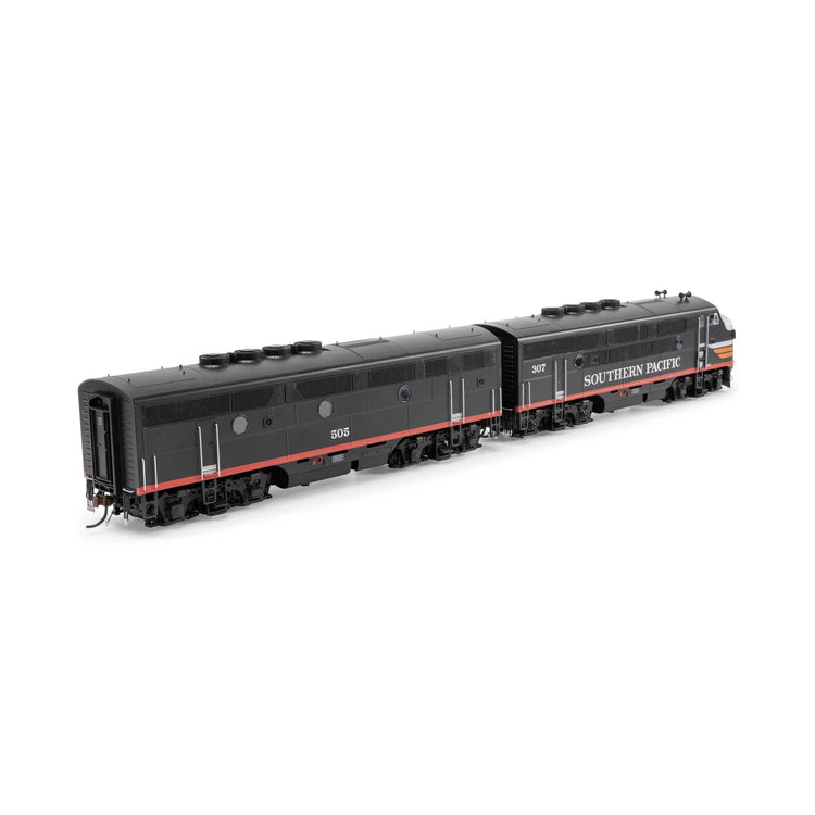 HO scale F3A/F3B locomotive set by BYMRR Train Store featuring Southern Pacific 