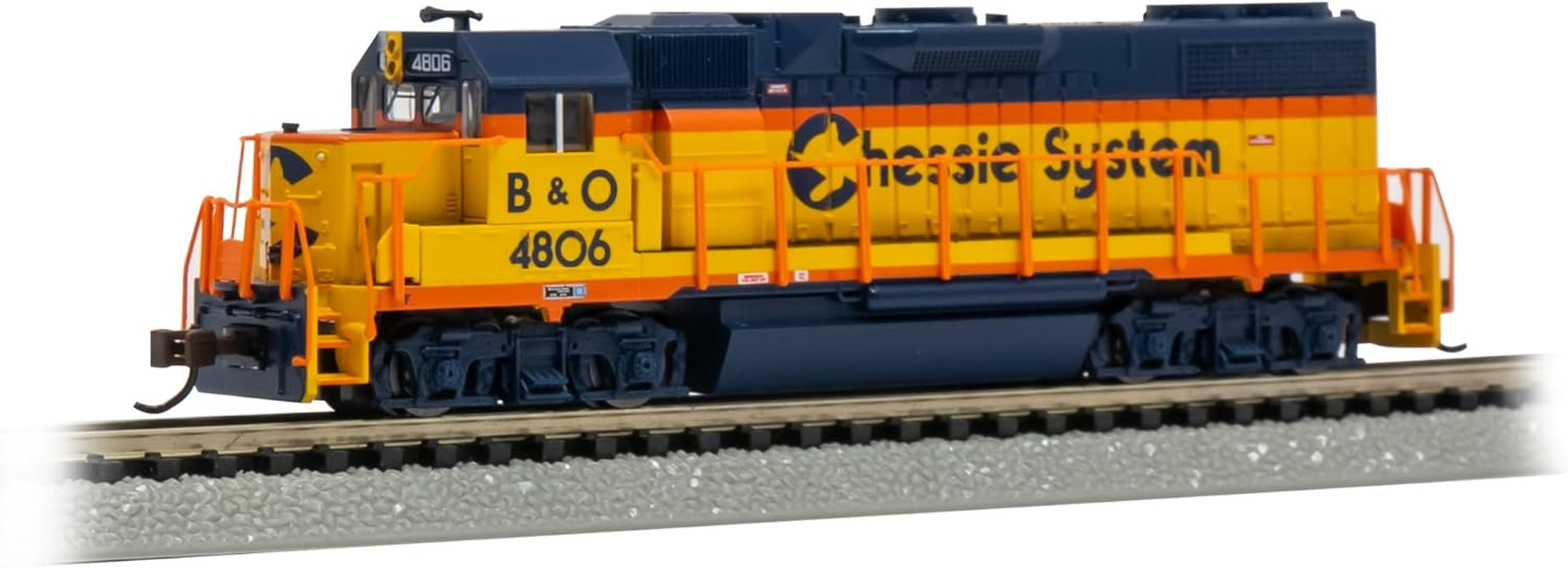 Bachmann Trains GP38-2 DCC Ready Diesel Locomotive - Chessie System® #4806 with Dynamic Brakes - N Scale