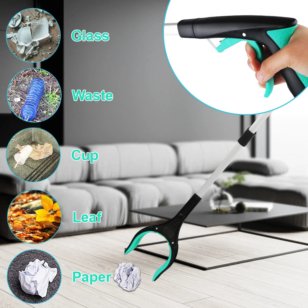 Multifunctional Foldable Collapsible Garbage Grabber Gripper Extender Litter Reachers Pickers Hand Tools Portable Pick up Tools
