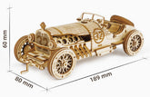 3D Wooden Puzzle Train Model DIY Wooden Train Toy Mechanical Train Model Kit Assembly Model Home Decoration Crafts