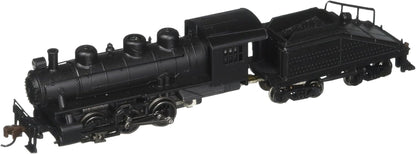 Bachmann Trains USRA 0-6-0 Switcher and Tender - Painted Unlettered - Black - N Scale