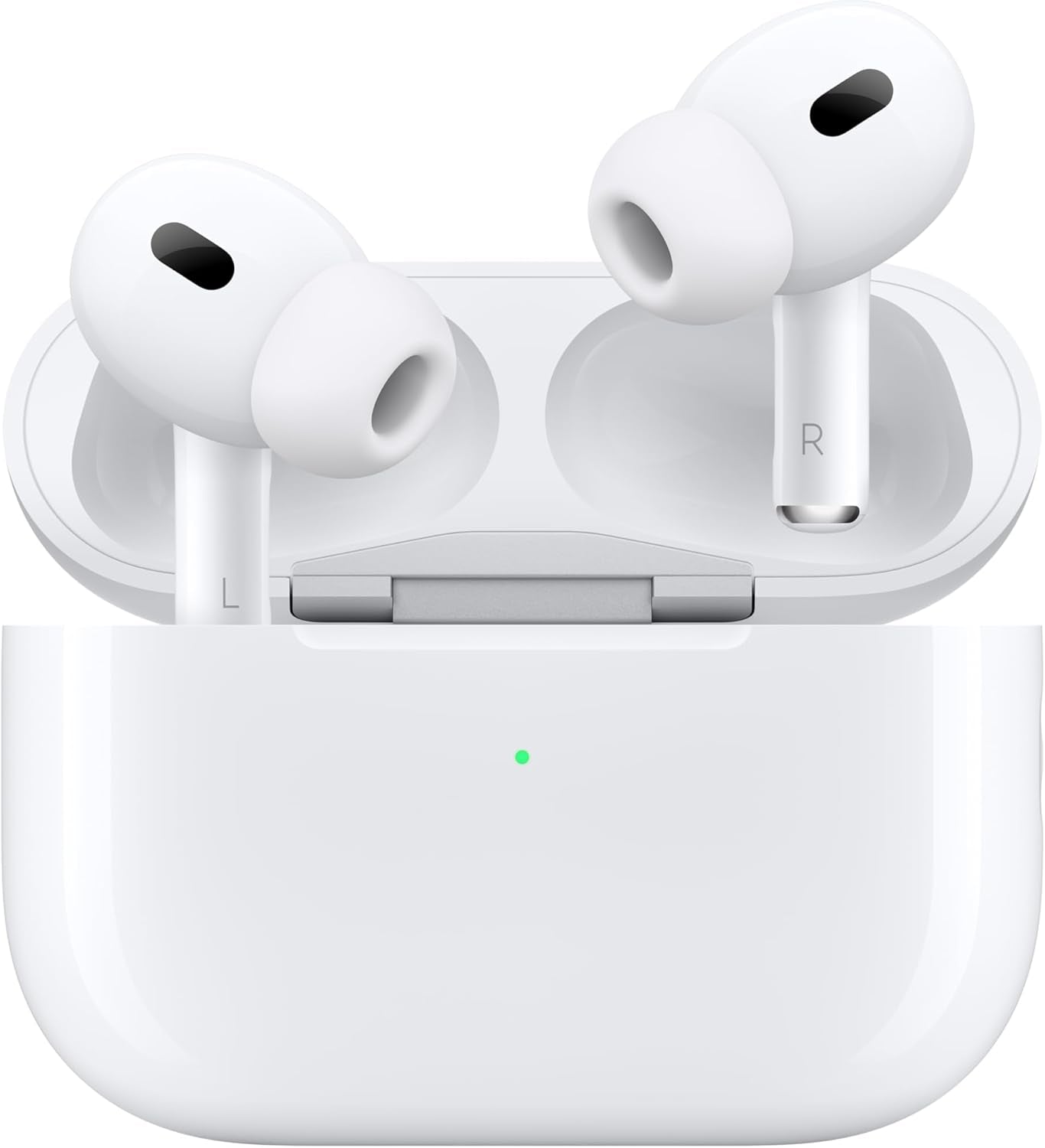 Apple AirPods Pro (2nd Generation) Wireless Earbuds with USB-C Charging, Enhanced Active Noise Cancellation, Transparency Mode, Adaptive Audio, and Personalized Spatial Audio