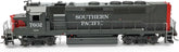 HO scale Athearn Southern Pacific GP40P-2 model locomotive 