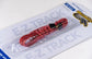 Red Bachmann Trains E-Z Track 10-foot power extension wire, ideal for model railway power connections, shown with cable and connectors.