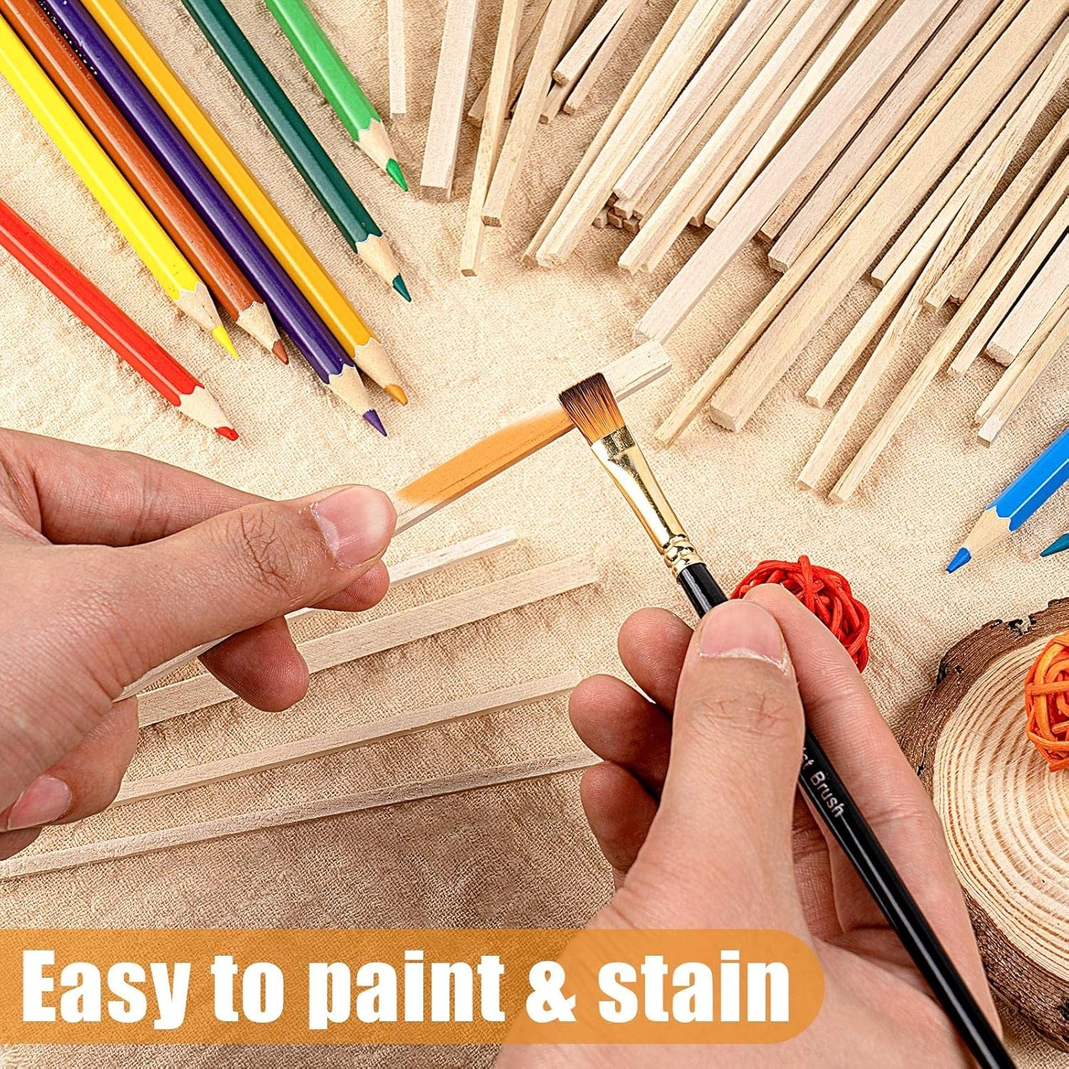 250 Balsa Wood Sticks for Versatile DIY Crafting and Molding Projects