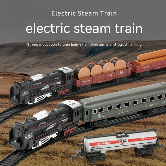Electric Track Simulation Model Train Set