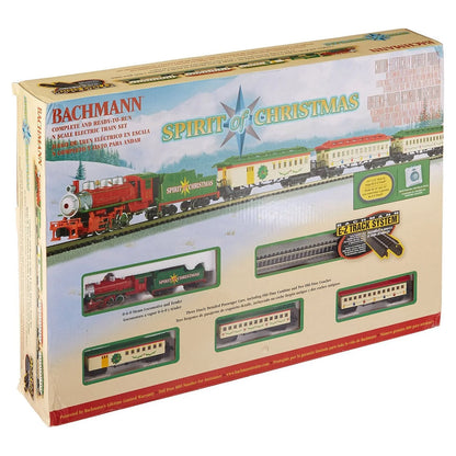 N Scale Spirit of Christmas Ready to Run Electric Locomotive Train Set