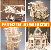 250 Balsa Wood Sticks for Versatile DIY Crafting and Molding Projects