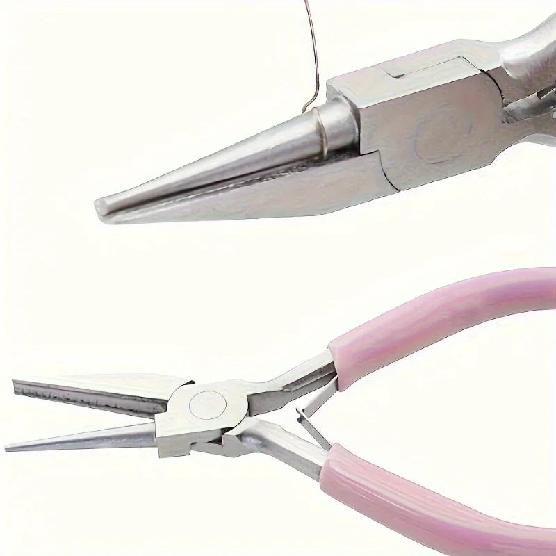 1/2Pcs Mini Wire Winding Pliers Half Groove Half round Nose Tool Pliers DIY Hand Tools