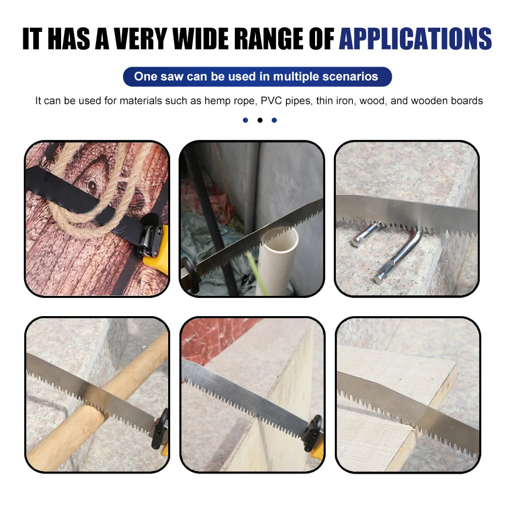 Mini Portable Hand Saw Woodworking Hand Tools Carpentry Band Household Small Hand-Held Garden Fruit Tree Outdoor Logging Sawing