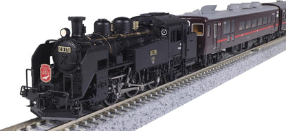 KATO N Gauge C11 171 + 14 Series 500 Series SL Winter Wetland 6-Car Set - Special Edition Railway Model, Item 10-1958, Steam Locomotive