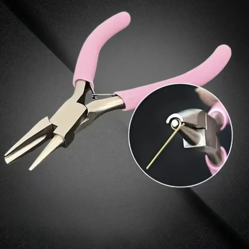 1/2Pcs Mini Wire Winding Pliers Half Groove Half round Nose Tool Pliers DIY Hand Tools