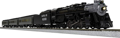 Lionel Santa Fe Cajon Flyer 2-8-4 HO Gauge Model Train Set with Bluetooth and Remote Control