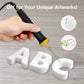 Auxruen 30W hot wire foam cutter kit with a heated wire and handle, ideal for DIY foam crafts and detailed carving projects.