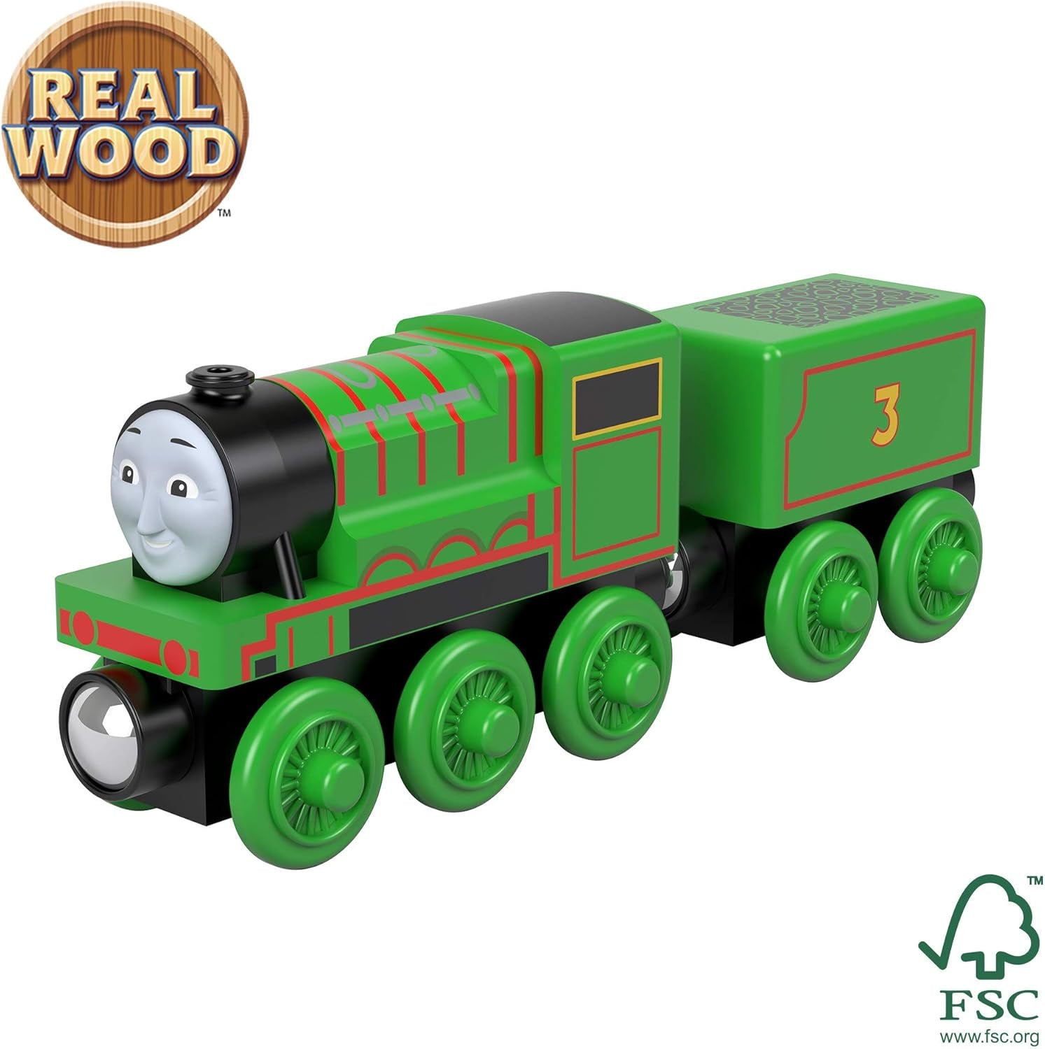 Wood Henry Push-Along Train Engine
