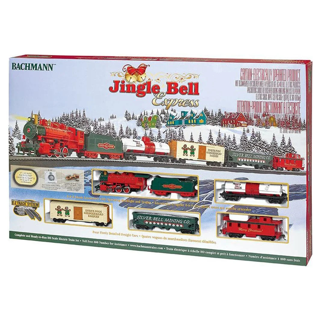 HO Scale Jingle Bell Express Ready to Run Electric Train Set