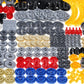 Zylopa 233-piece Technic gear set with various gears and connectors for building creative LEGO MOCs and mechanical models.