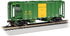 HO scale MKT PS-2 two-bay covered hopper model train by BYMRR, late version with detailed freight car features.