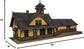 Lionel Rico Rocky Mountain Passenger Train Station Model Kit with detailed building and scenic train station features.
