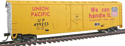 Walthers Trainline HO Scale 50' Plug-Door Boxcar - Union Pacific® 931-1672 - Ready to Run Freight Model